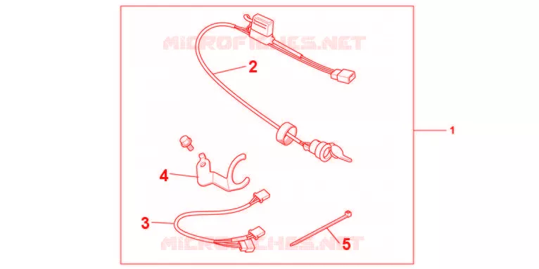 KIT PRISE 12V Honda MOTO 800 CROSSRUNNER 2012  VFR800XC