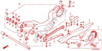 BRAS OSCILLANT pour Honda CROSSRUNNER 800 WHITE de 2012
