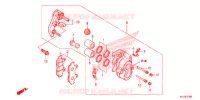 ETRIER DE FREIN AVANT pour Honda ELITE 125 de 2014