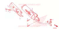 SILENCIEUX D'ECHAPPEMENT pour Honda ELITE 125 de 2014