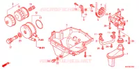 CARTER   POMPE   FILTRE A HUILE pour Honda CBR 1000 RR ABS BLANCHE de 2012