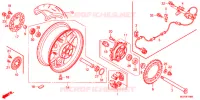 ROUE ARRIERE pour Honda CBR 1000 RR ABS BLANCHE de 2012