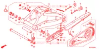 BRAS OSCILLANT pour Honda CBR 1000 RR ABS WHITE de 2012