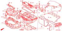 FILTRE A AIR pour Honda CBR 1000 RR ABS ROUGE de 2012