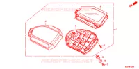 COMPTEUR pour Honda CBR 1000 RR ABS RED de 2012