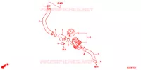 VALVE DE COMMANDE D'INJECTION D'AIR pour Honda CBR 1000 RR ABS RED de 2012