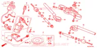 GUIDON   TE DE FOURCHE (CBR1000RRC/D/RAC/D) pour Honda CBR 1000 RR ABS RED de 2012