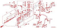MAITRE CYLINDRE DE FREIN AVANT (CBR1000RA/SA) pour Honda CBR 1000 RR ABS RED de 2012