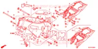CADRE pour Honda CBR 1000 RR FIREBLADE ABS VERMELHO de 2012