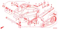BRAS OSCILLANT pour Honda CBR 1000 RR ABS NOIRE de 2012