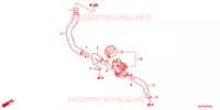 VALVE DE COMMANDE D'INJECTION D'AIR pour Honda CBR 1000 RR WHITE de 2014
