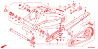 BRAS OSCILLANT pour Honda CBR 1000 RR FIREBLADE de 2014