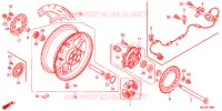 ROUE ARRIERE pour Honda CBR 1000 RR FIREBLADE de 2014