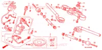 GUIDON   TE DE FOURCHE pour Honda CBR 1000 RR FIREBLADE ABS de 2009