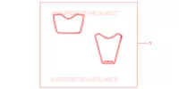 KIT STICKER RACING pour Honda CBR 1000 RR FIREBLADE ABS de 2009