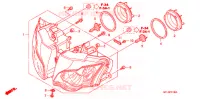 PHARE pour Honda CBR 1000 RR FIREBLADE ABS de 2009