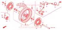 ROUE AVANT pour Honda CBR 1000 RR FIREBLADE ABS de 2009