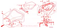 SELLE pour Honda CBR 1000 RR FIREBLADE ABS de 2009