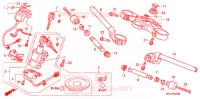 GUIDON   TE DE FOURCHE pour Honda CBR 1000 RR ABS de 2009