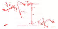 PEDALE pour Honda CBR 1000 RR ABS de 2009