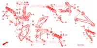 REPOSE PIED pour Honda CBR 1000 RR ABS de 2009