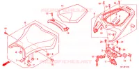 SELLE pour Honda CBR 1000 RR ABS de 2009