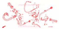 LEVIER DE GUIDON   CABLE   COMMODO pour Honda CBR 1000 RR ABS de 2009