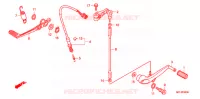 PEDALE pour Honda CBR 1000 RR ABS REPSOL de 2009