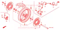 ROUE AVANT pour Honda CBR 1000 RR ABS de 2009
