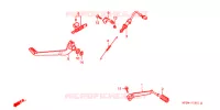 PEDALE (2) pour Honda CB 500 de 2000