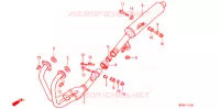 SILENCIEUX D'ECHAPPEMENT pour Honda CB 500 de 2000