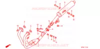 SILENCIEUX D'ECHAPPEMENT pour Honda CB 500 34HP de 2000