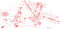 GUIDON   TE DE FOURCHE (1) pour Honda CB 500 de 2000