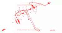BEQUILLE pour Honda SHADOW VT 750 de 2001
