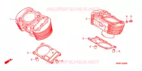 CYLINDRE pour Honda SHADOW VT 750 de 2001