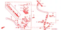 MAITRE CYLINDRE DE FREIN AVANT pour Honda SHADOW VT 750 de 2001