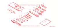 OUTIL pour Honda CB 1300 ABS FAIRING de 2005
