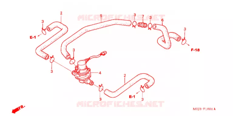 COMMANDE INJECTION D'AIR SOUPAPE Honda MOTO 1300 CB 2005  CB1300SA5