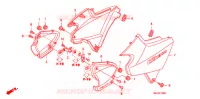 COUVERCLES LATERAUX pour Honda CB 1300 ABS FAIRING de 2007