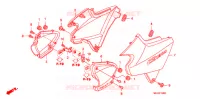 COUVERCLES LATERAUX pour Honda CB 1300 ABS FAIRING de 2007