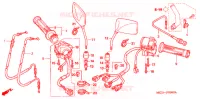 COMMODO   LEVIER   CABLE pour Honda CB 1300 ABS de 2006