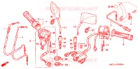 COMMODO   LEVIER   CABLE pour Honda CB 1300 ABS de 2006