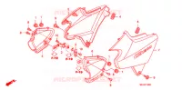 COUVERCLES LATERAUX pour Honda CB 1300 SUPER FOUR ABS de 2007