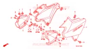 COUVERCLES LATERAUX pour Honda CB 1300 SUPER FOUR ABS BLUE de 2007