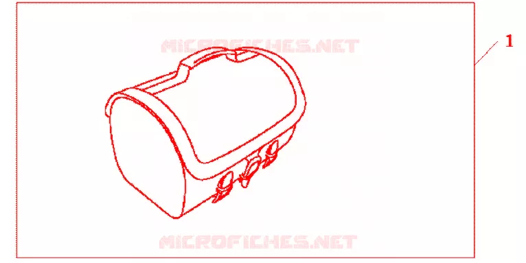 SACOCHE ARRIERE CUIR Honda MOTO 750 VT 2002  VT750DC2