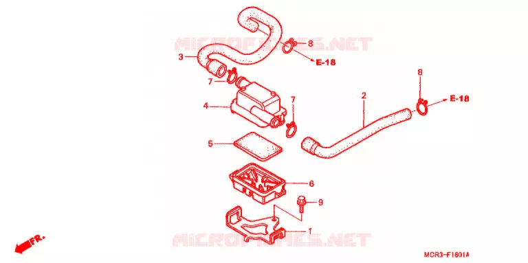 FILTRE A AIR SECONDAIRE Honda MOTO 750 VT 2002  VT750DC2