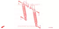 AMORTISSEUR ARRIERE pour Honda SH 125 S TOP CASE de 2009