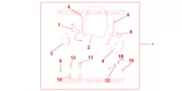 BULLE HAUTE pour Honda SH 125 S TOP CASE de 2009