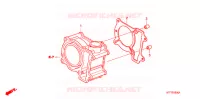 CYLINDRE pour Honda SH 125 S TOP CASE de 2009