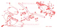 GUIDON   CARENAGE pour Honda SH 125 S TOP CASE de 2009